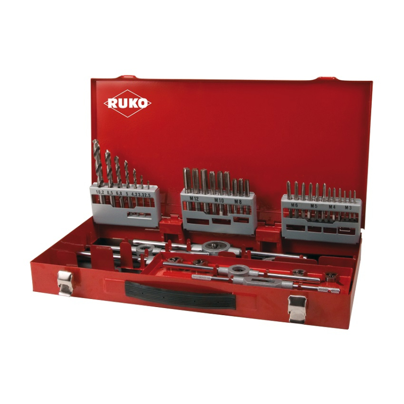 Ruko Gewindeschneidwerkzeug-Satz HSS Gross *Profi* 44 tlg.